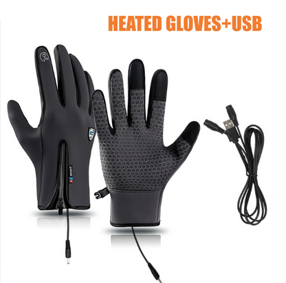 Pustix Rechargeable Heated Electric touchscreen Gloves