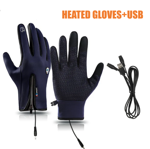 Pustix Rechargeable Heated Electric touchscreen Gloves