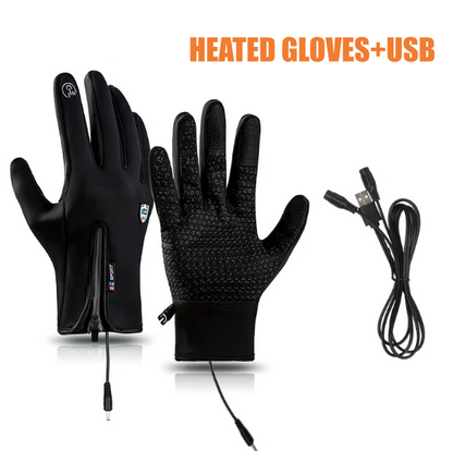 Pustix Rechargeable Heated Electric touchscreen Gloves