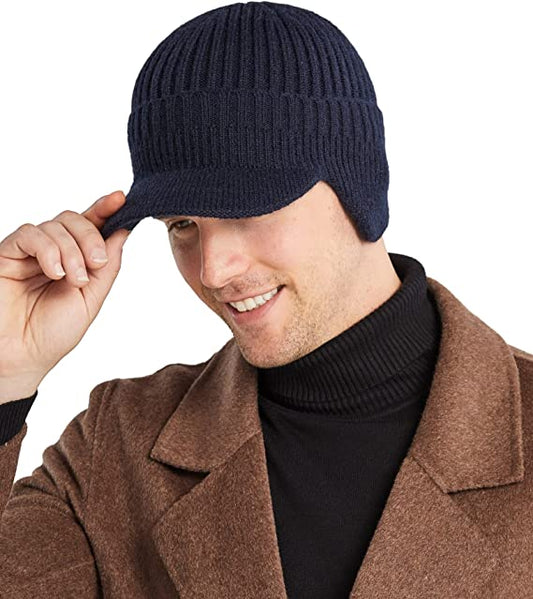 Elastic Warm Ear Protection Knitted Hat