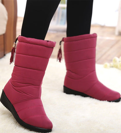 Waterproof snow boots