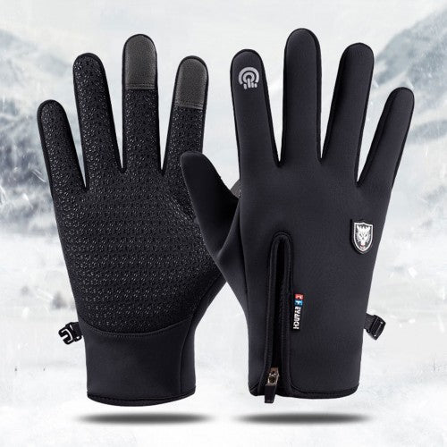 Winter Warm Waterproof Windproof Anti-Slip Touch Screen Outdoor Sports Motorcycle Riding Climbing Gloves