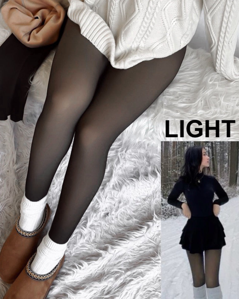 Translucent Fleece Lined Tights