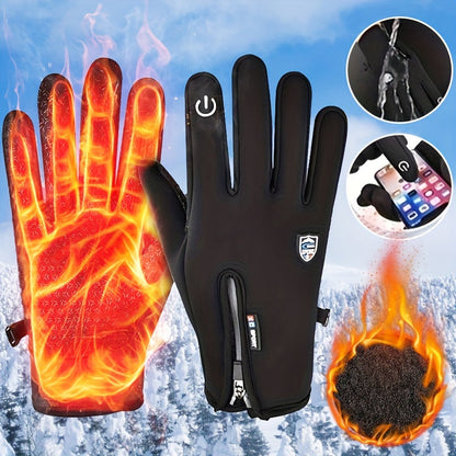 Pustix Rechargeable Heated Electric touchscreen Gloves