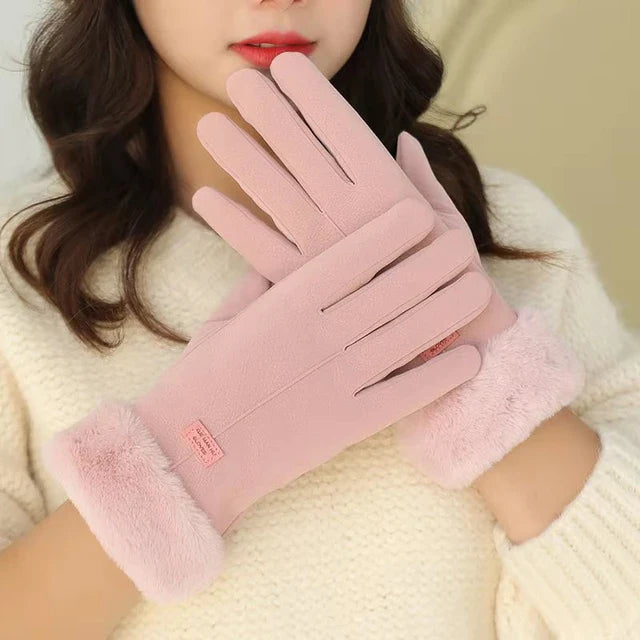 Women's Winter Warm Gloves with TouchScreen Fleece Lined Windproof Gloves