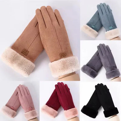 Women's Winter Warm Gloves with TouchScreen Fleece Lined Windproof Gloves