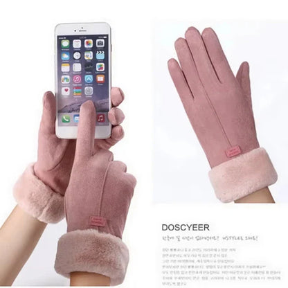 Women's Winter Warm Gloves with TouchScreen Fleece Lined Windproof Gloves