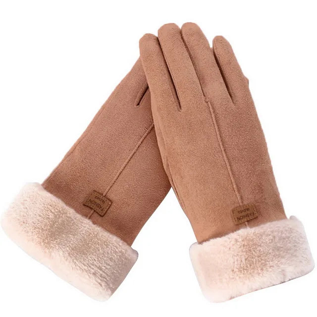 Women's Winter Warm Gloves with TouchScreen Fleece Lined Windproof Gloves